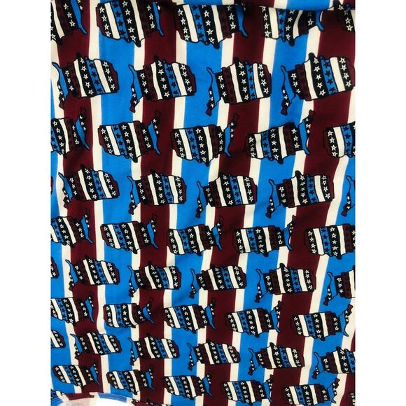 Lot of 2 Womens T-Shirts NWT Patriotic Red White Blue Flag Eagle Americana USA - Picture 3 of 13